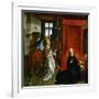 Annuncation (Center Panel of a Triptych)-Rogier van der Weyden-Framed Giclee Print