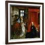 Annuncation (Center Panel of a Triptych)-Rogier van der Weyden-Framed Giclee Print