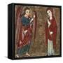 Annunciation, 13th Century Altar from the Monastery of Santa Maria of Lluca-null-Framed Stretched Canvas