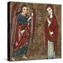 Annunciation, 13th Century Altar from the Monastery of Santa Maria of Lluca-null-Stretched Canvas