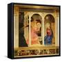 Annunciation, 1425-Fra Angelico-Framed Stretched Canvas