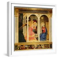 Annunciation, 1425-Fra Angelico-Framed Giclee Print