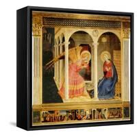 Annunciation, 1425-Fra Angelico-Framed Stretched Canvas