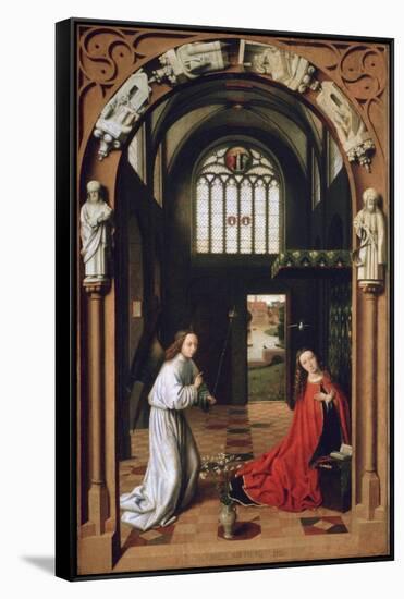 Annunciation, 1452-Petrus Christus-Framed Stretched Canvas