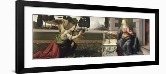 Annunciation, 1472-75-Leonardo da Vinci-Framed Giclee Print