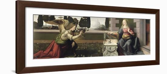 Annunciation, 1472-75-Leonardo da Vinci-Framed Giclee Print