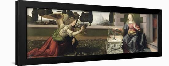 Annunciation, 1472-75-Leonardo da Vinci-Framed Giclee Print