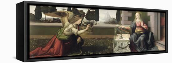 Annunciation, 1472-75-Leonardo da Vinci-Framed Stretched Canvas