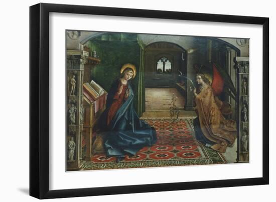 Annunciation, 1485-Pedro Berruguete-Framed Giclee Print