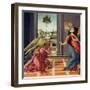 Annunciation, 1489-1490-Sandro Botticelli-Framed Giclee Print