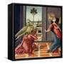 Annunciation, 1489-1490-Sandro Botticelli-Framed Stretched Canvas