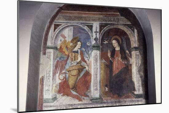 Annunciation, 1491-Carlo Crivelli-Mounted Giclee Print