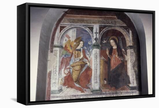 Annunciation, 1491-Carlo Crivelli-Framed Stretched Canvas