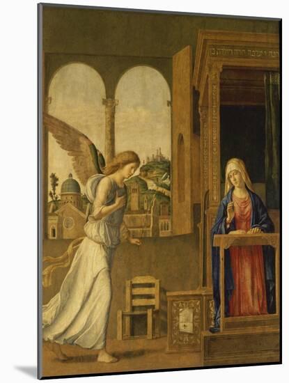 Annunciation, 1495-Cima da Conegliano-Mounted Giclee Print