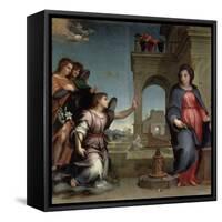 Annunciation, 1512-Andrea del Sarto-Framed Stretched Canvas