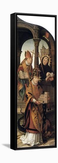 Annunciation, 1516-1517-Jean Bellegambe-Framed Stretched Canvas