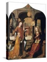 Annunciation, 1516-1517-Jean Bellegambe-Stretched Canvas