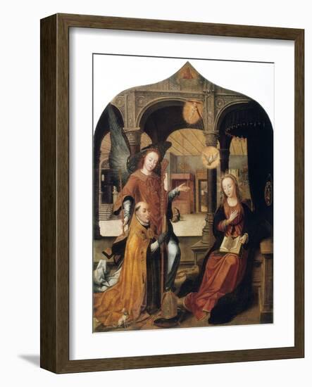 Annunciation, 1516-1517-Jean Bellegambe-Framed Giclee Print