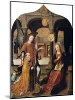 Annunciation, 1516-1517-Jean Bellegambe-Mounted Giclee Print