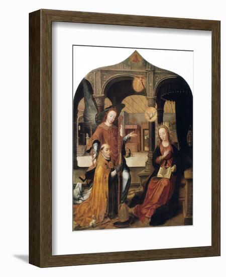 Annunciation, 1516-1517-Jean Bellegambe-Framed Giclee Print