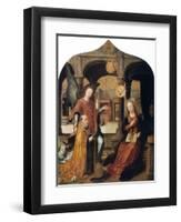 Annunciation, 1516-1517-Jean Bellegambe-Framed Giclee Print