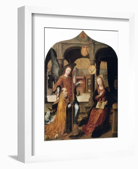 Annunciation, 1516-1517-Jean Bellegambe-Framed Giclee Print