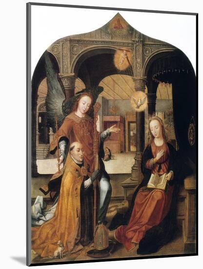 Annunciation, 1516-1517-Jean Bellegambe-Mounted Giclee Print