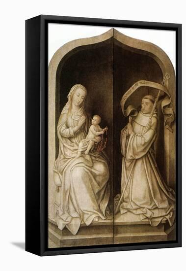 Annunciation, 1516-1517-Jean Bellegambe-Framed Stretched Canvas