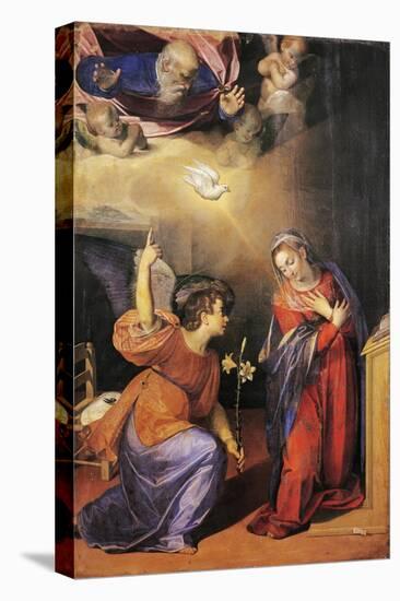 Annunciation, 1587-Scipione Pulzone-Stretched Canvas