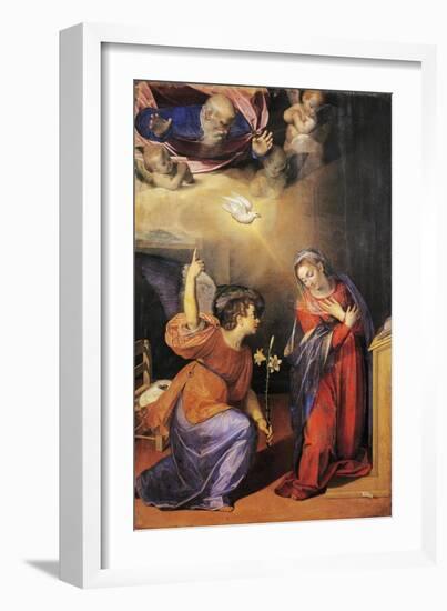 Annunciation, 1587-Scipione Pulzone-Framed Giclee Print