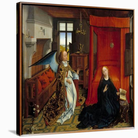 Annunciation, 15Th Century (Oil on Wood)-Rogier van der Weyden-Stretched Canvas