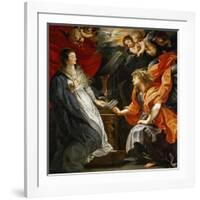 Annunciation, 1609-Peter Paul Rubens-Framed Giclee Print