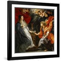 Annunciation, 1609-Peter Paul Rubens-Framed Giclee Print