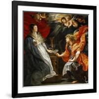 Annunciation, 1609-Peter Paul Rubens-Framed Giclee Print