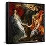 Annunciation, 1609-Peter Paul Rubens-Framed Stretched Canvas