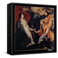 Annunciation, 1609-Peter Paul Rubens-Framed Stretched Canvas