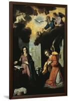 Annunciation, 1638-Francisco de Zurbaran-Framed Giclee Print