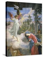 Annunciation, 1875, Fresco-Cesare Mariani-Stretched Canvas