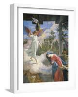 Annunciation, 1875, Fresco-Cesare Mariani-Framed Giclee Print