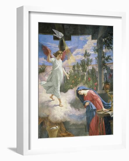 Annunciation, 1875, Fresco-Cesare Mariani-Framed Giclee Print