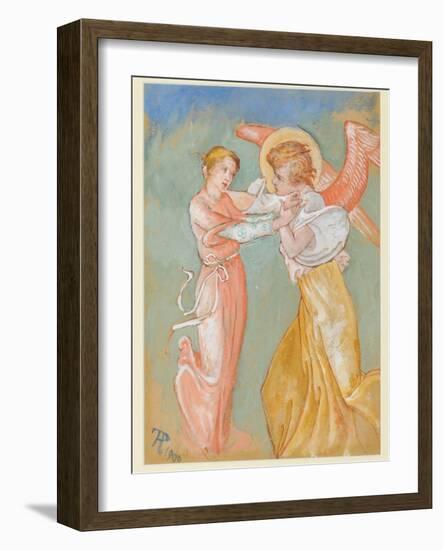 Annunciation, 1900-Phoebe Anna Traquair-Framed Giclee Print