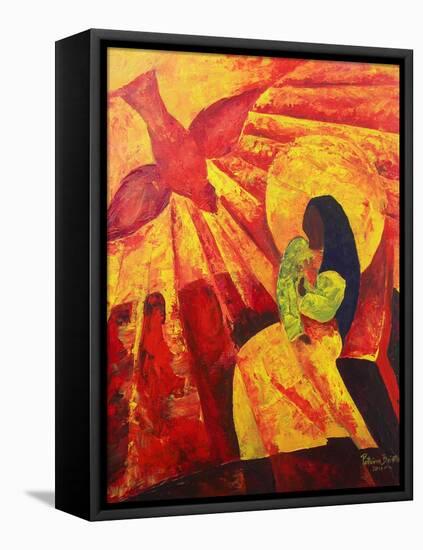 Annunciation, 2011-Patricia Brintle-Framed Stretched Canvas