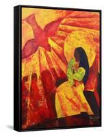 Annunciation, 2011-Patricia Brintle-Framed Stretched Canvas