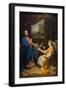 Annunciation, Altarpiece, 1582-84 (Oil on Canvas)-Federico Fiori Barocci or Baroccio-Framed Giclee Print