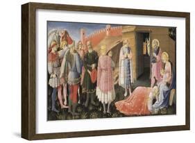 Annunciation Altarpiece-Fra Angelico-Framed Art Print