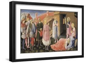 Annunciation Altarpiece-Fra Angelico-Framed Art Print