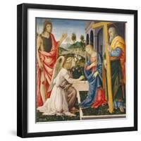 Annunciation and Saints-Filippino Lippi-Framed Giclee Print