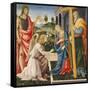 Annunciation and Saints-Filippino Lippi-Framed Stretched Canvas