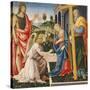 Annunciation and Saints-Filippino Lippi-Stretched Canvas