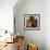Annunciation and Saints-Taddeo di Bartolo-Framed Giclee Print displayed on a wall